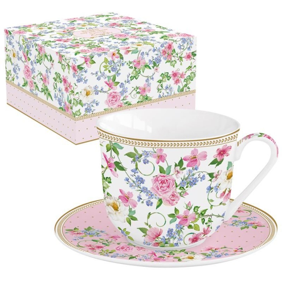 Accessoires Vert-Tiges Bols & Dejeuners | Coffret déjeuner TEA PARTY