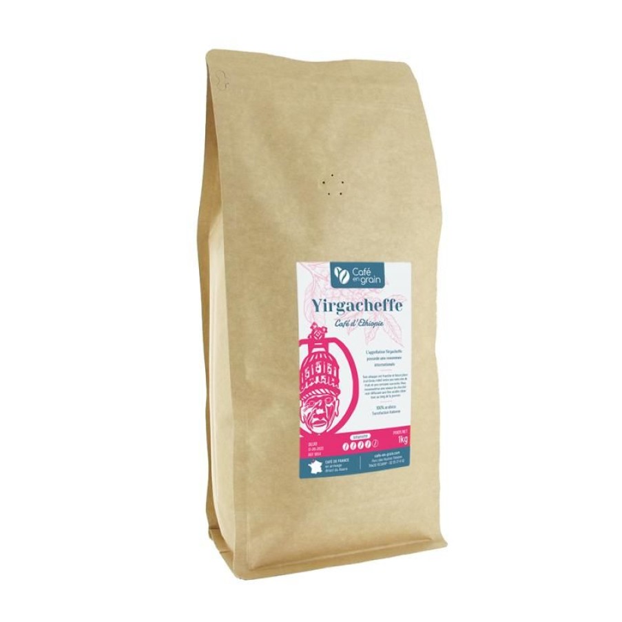 Cafe Vert-Tiges | Sac 1kg - Café Ethiopie YIRGACHEFFE