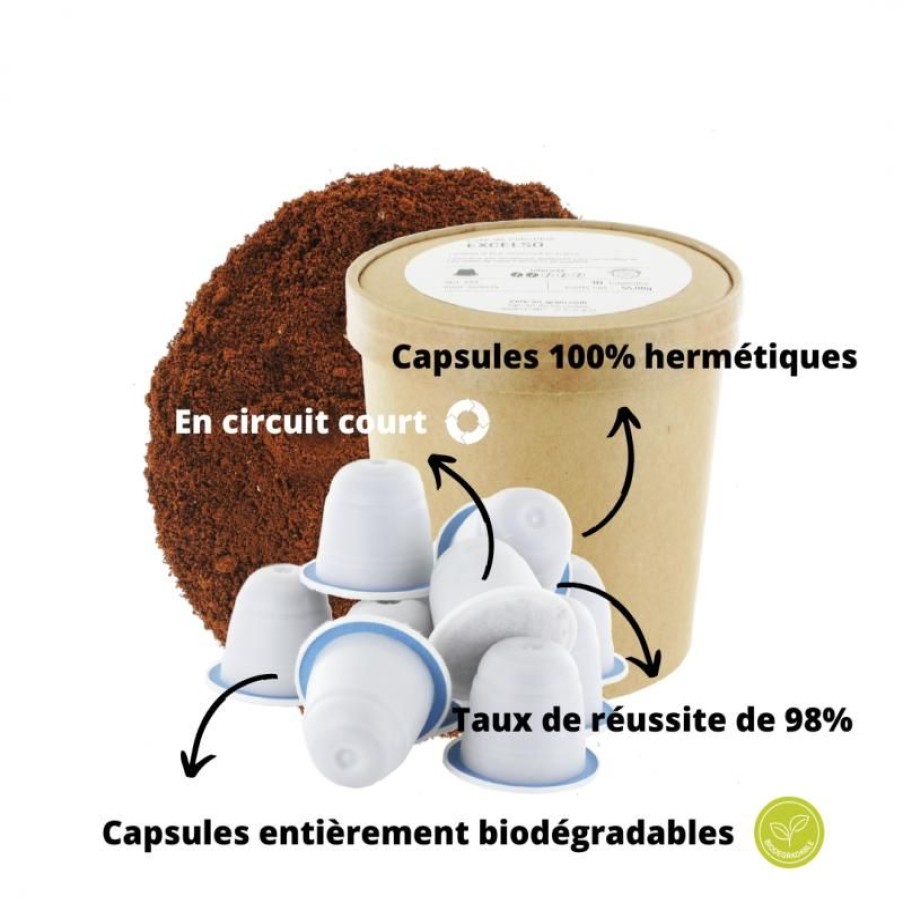 Cafe Vert-Tiges | Honduras SHG BIO CAPSULES x15 compatibles Nespresso