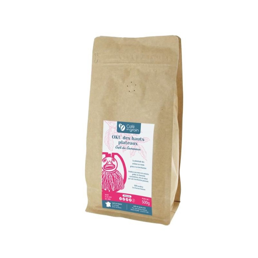 Cafe Vert-Tiges | Café Cameroun OKU des hauts plateaux- Sachet 250g