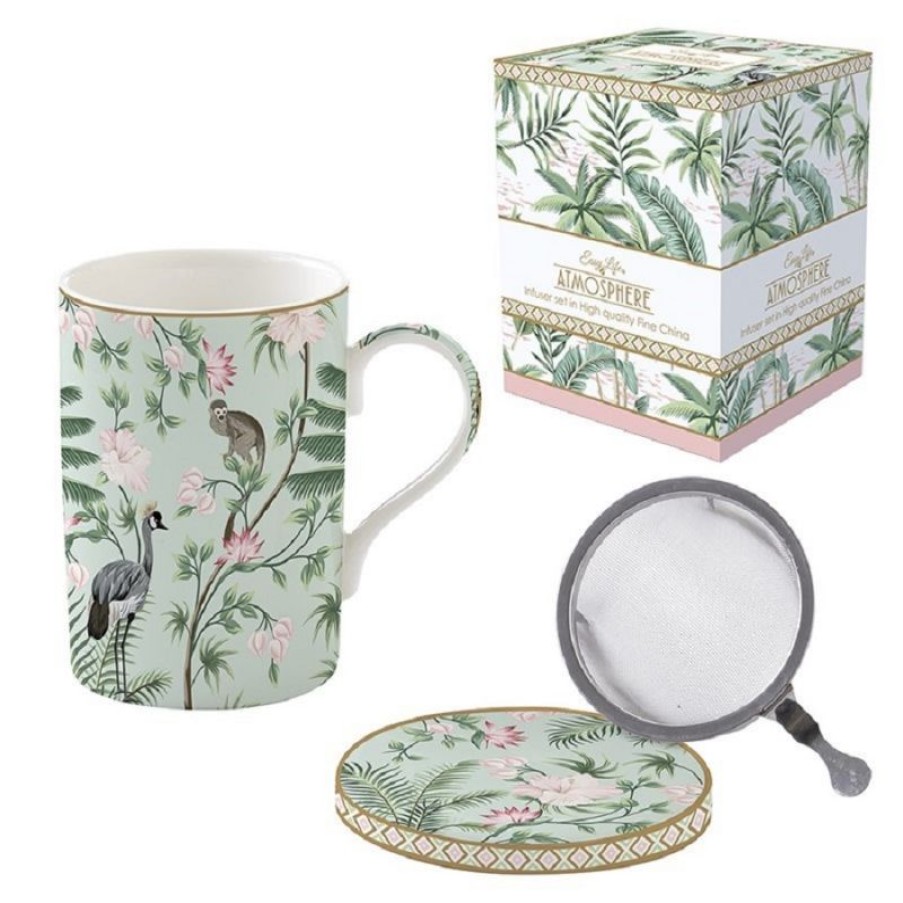 Accessoires Vert-Tiges Tasses & Mugs Avec Filtre | Coffret tisanière CAPUCIN