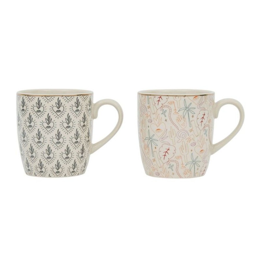 Accessoires Vert-Tiges Tasses & Mugs | Set 2 mugs ARTY