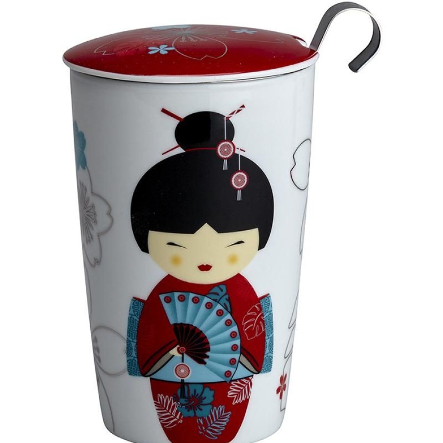 Accessoires Vert-Tiges Tasses & Mugs Avec Filtre | Tisanière TEAEVE LITTLE GEISHA filtre inox