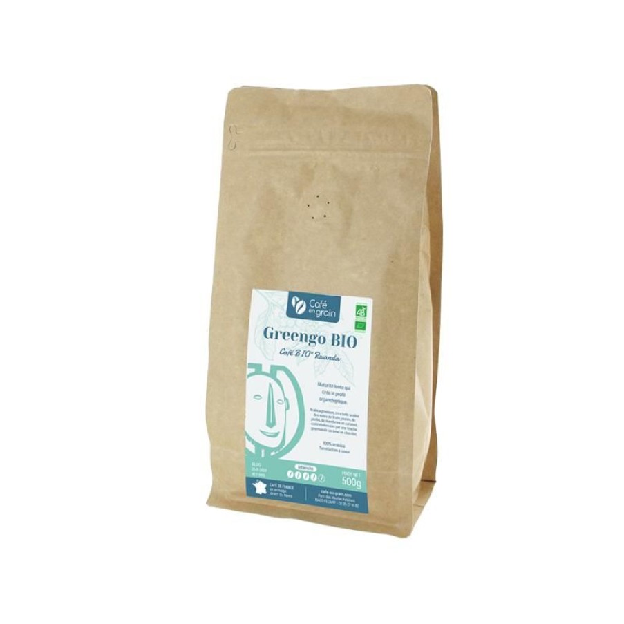 Cafe Vert-Tiges | Café Rwanda Greengo BIO - Sac 250g