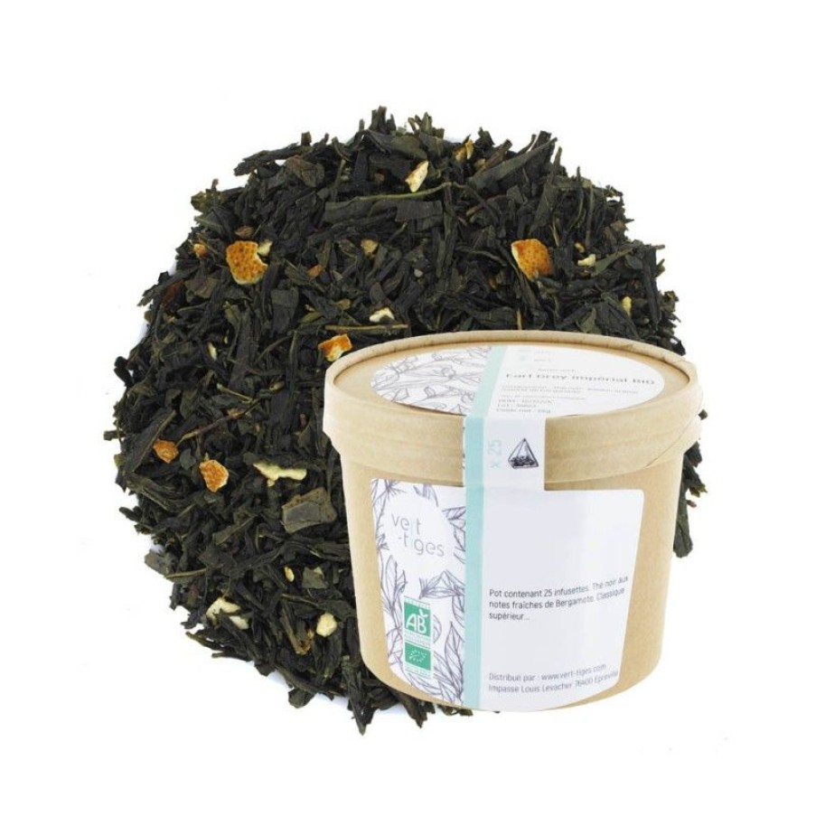 The Vert-Tiges | Infusettes x25 Sencha orange citron BIO