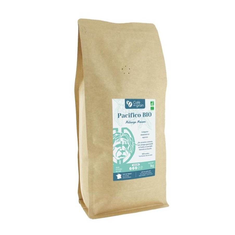 Cafe Vert-Tiges | Sac 1kg - Café mélange maison PACIFICO BIO