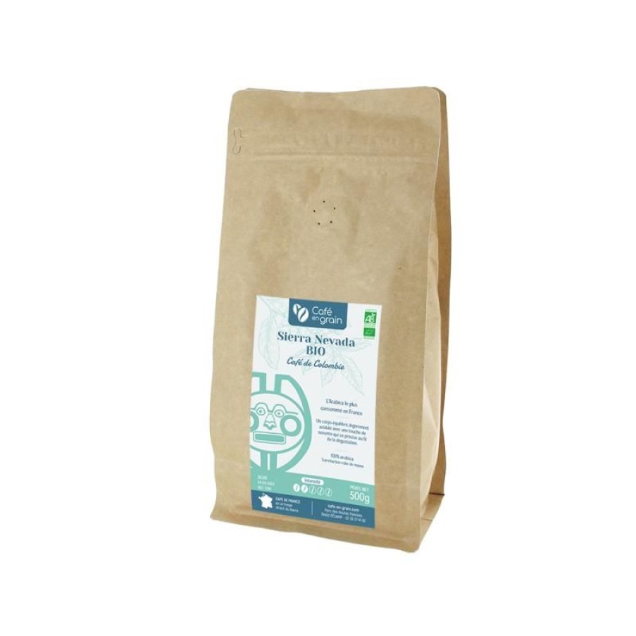 Cafe Vert-Tiges | Café Colombie SIERRA NEVADA Magdalena BIO - Sac 250g