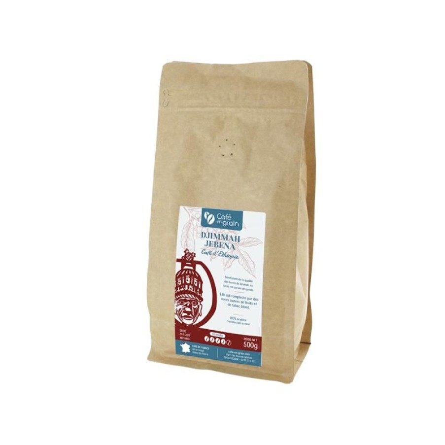 Cafe Vert-Tiges | Café Ethiopie Djimmah jebena - Sac 250g