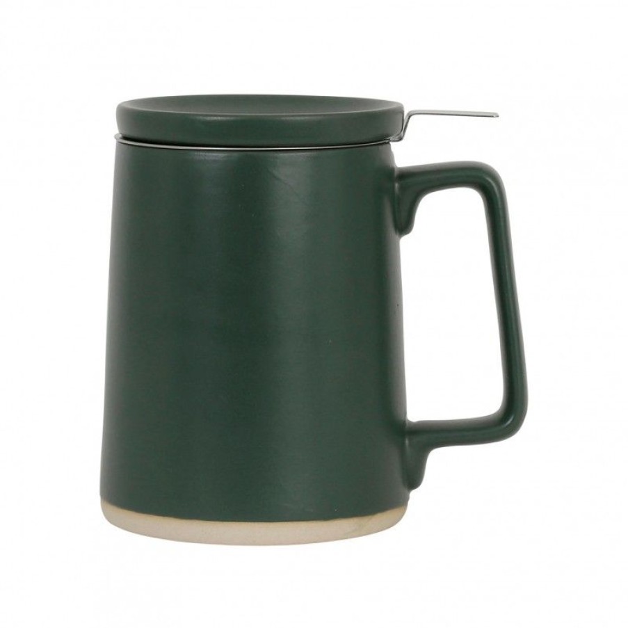 Accessoires Vert-Tiges Tasses & Mugs Avec Filtre | Tisanière géante IRLANDE vert foncé