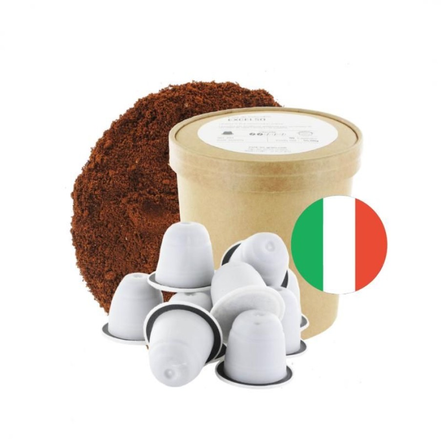 Cafe Vert-Tiges | Mélange italien Ristretto CAPSULES x15 compatibles Nespresso