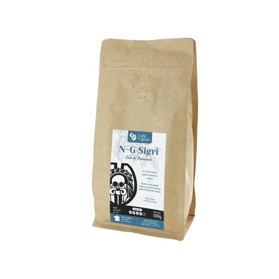 Cafe Vert-Tiges | Café papouasie N-G SIGRI -Sachet 250g