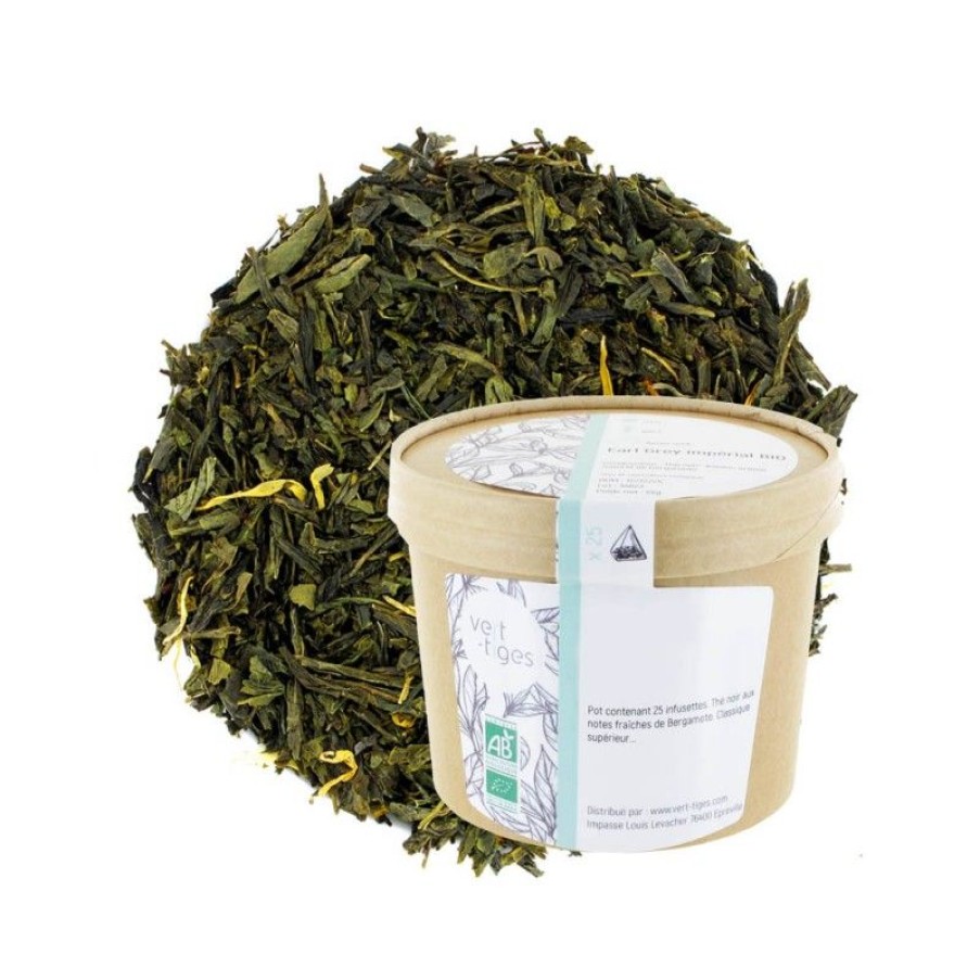 The Vert-Tiges | Infusettes x25 Sencha abricot caramel