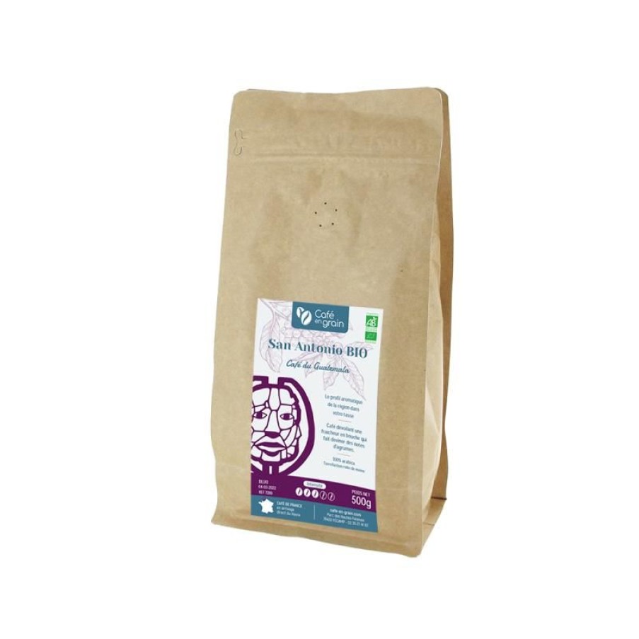 Cafe Vert-Tiges | Café Guatemala San Antonio BIO - Sac 250g