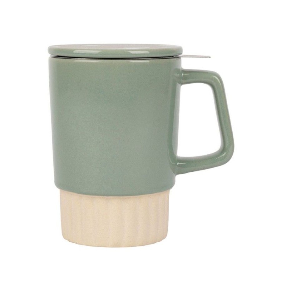 Accessoires Vert-Tiges Tasses & Mugs Avec Filtre | Tisanière SHIATSU sauge