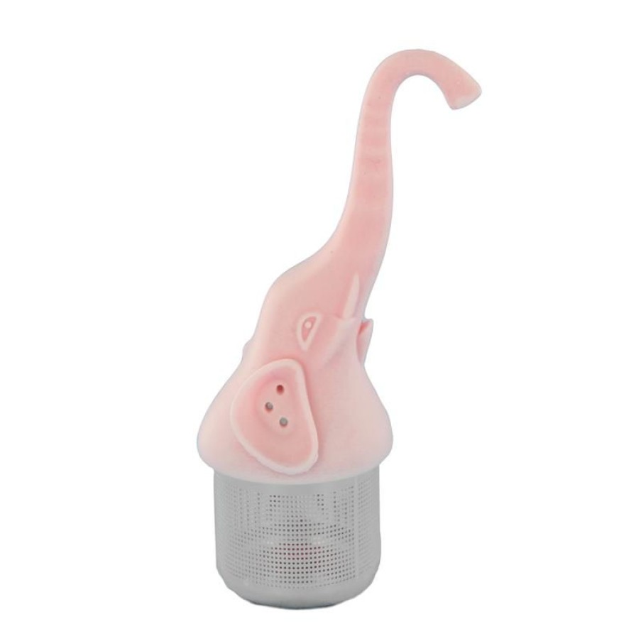 Accessoires Vert-Tiges Filtres Silicone Fantaisie | Filtre Elephant rose