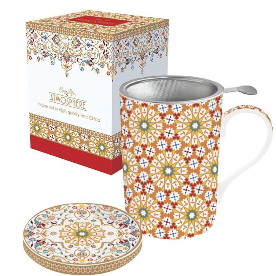 Accessoires Vert-Tiges Tasses & Mugs Avec Filtre | Coffret tisanière BURANO