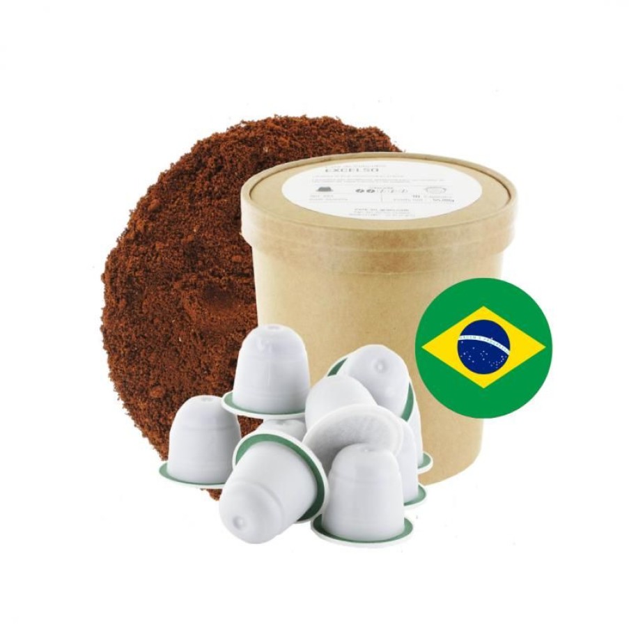 Cafe Vert-Tiges | Brésil Linda pur Cerrado CAPSULES x15 compatibles Nespresso