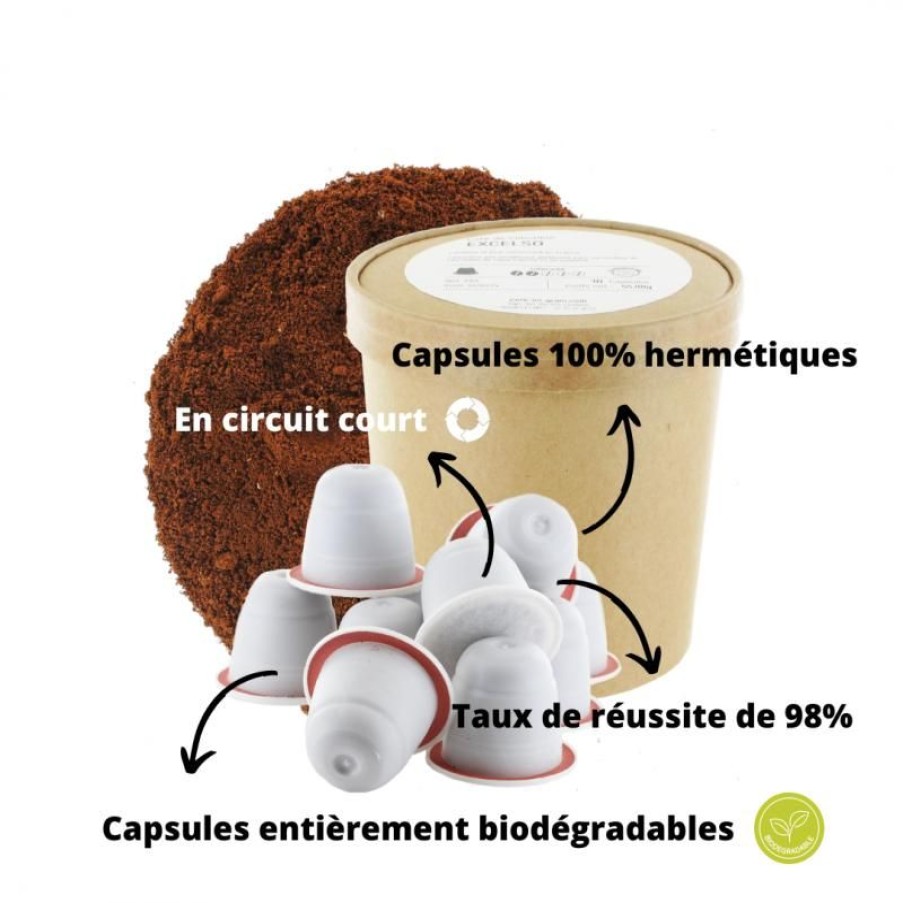 Cafe Vert-Tiges | Pérou Chanchamayo BIO CAPSULES x15 compatibles Nespresso