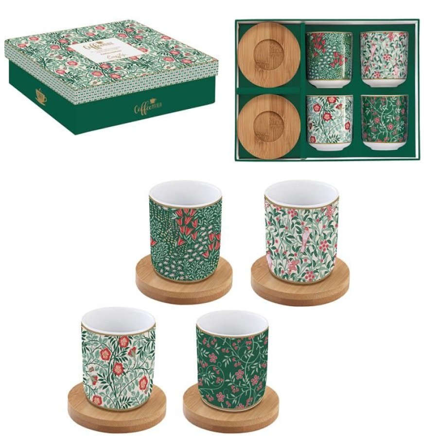 Accessoires Vert-Tiges Tasses Et Services A Cafe | Coffret gobelets à café CAPUCINE