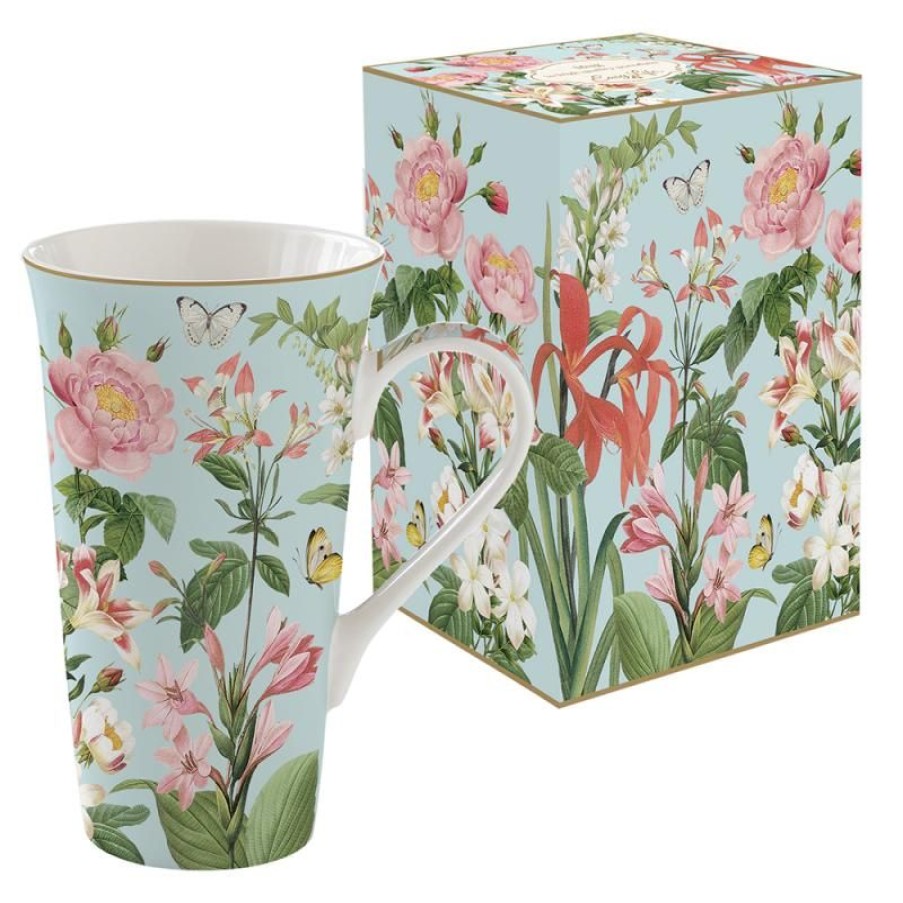 Accessoires Vert-Tiges Tasses & Mugs | Coffret mug géant FLOWER POWER