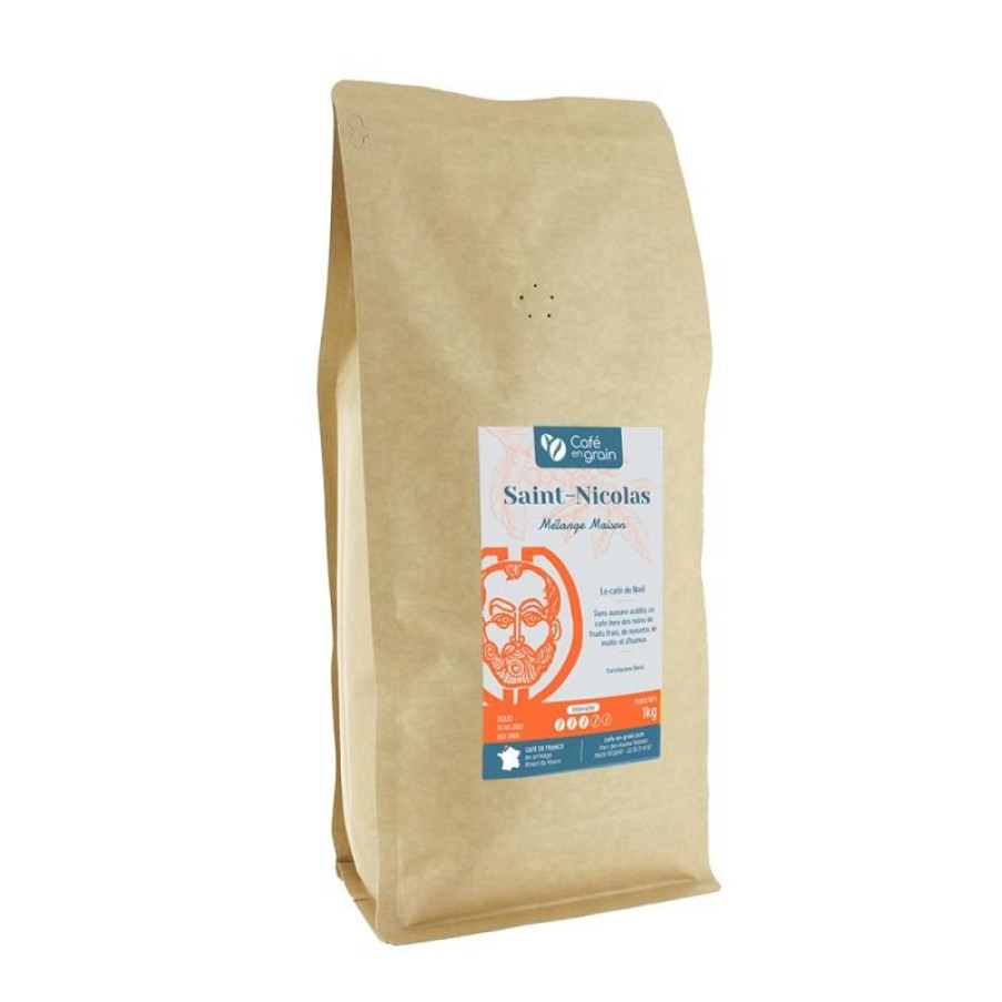 Cafe Vert-Tiges | Sac 1 kg - mélange maison SAINT NICOLAS