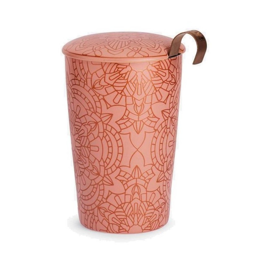 Accessoires Vert-Tiges Tasses & Mugs Avec Filtre | Tisanière TEAEVE MANDALA rose