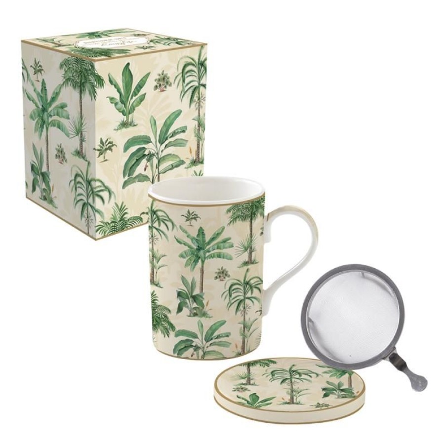 Accessoires Vert-Tiges Tasses & Mugs Avec Filtre | Coffret tisanière BABYLONE