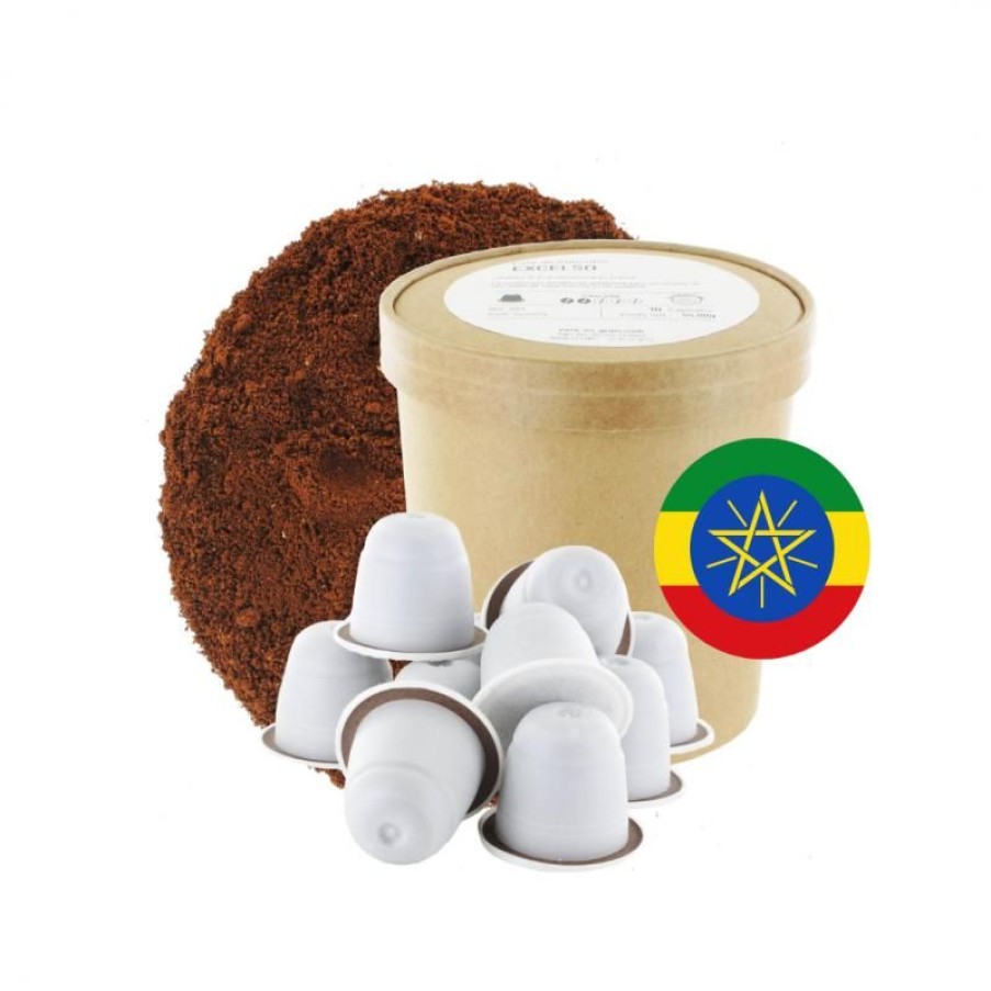 Cafe Vert-Tiges | Ethiopie Nyala Sidamo CAPSULES x15 compatibles Nespresso