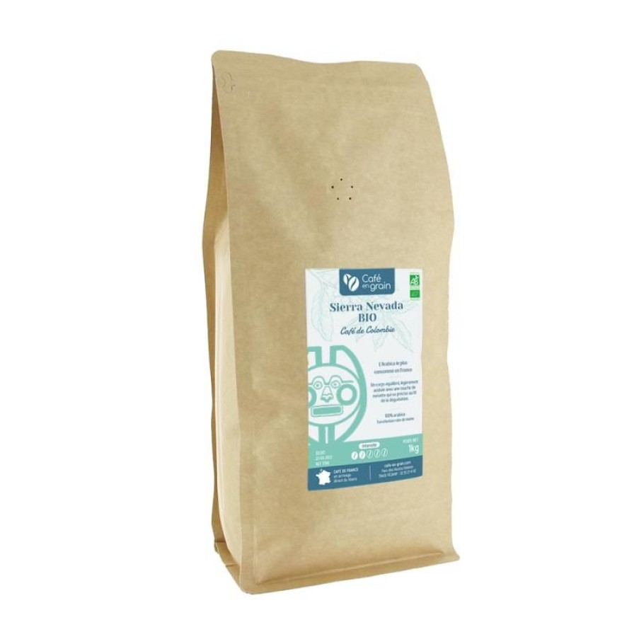 Cafe Vert-Tiges | Sac 1kg - Café Colombie SIERRA NEVADA Magdalena BIO