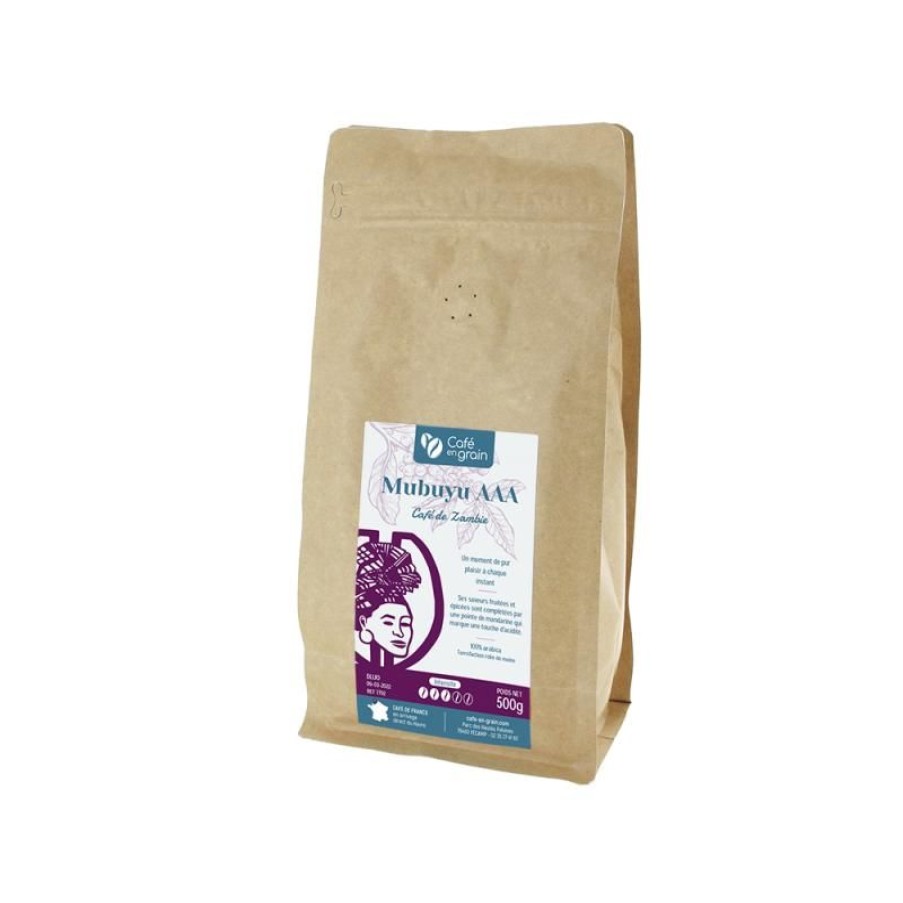 Cafe Vert-Tiges | Café Zambie AAA - Sachet 250g